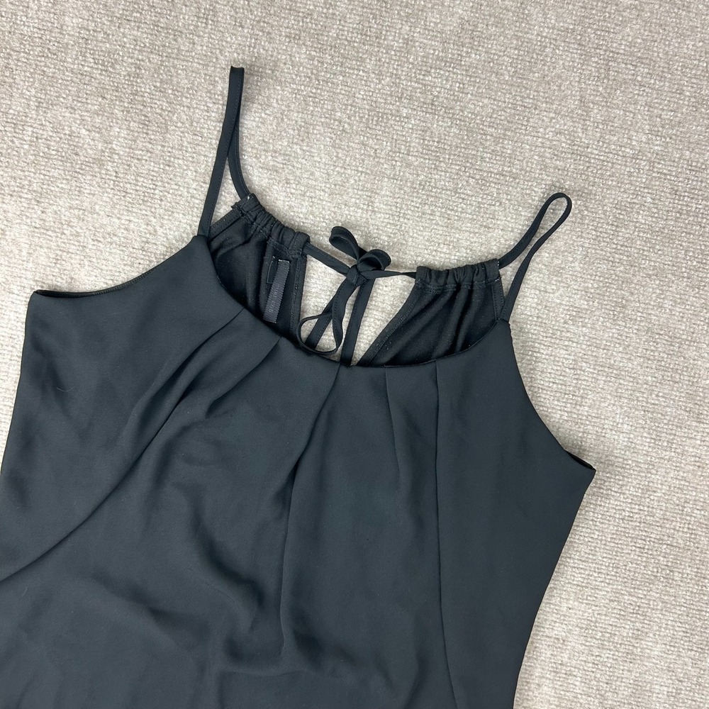 Maurices Camisole Top Womens Small Black Stretch Keyhole Back Spaghetti Strap